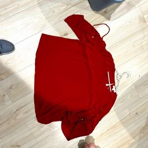 Micheal Kors long sleeve red top!! Size 3x